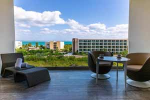 The Poolside Ocean View Junior Suite at Grand Palladium Costa Mujeres